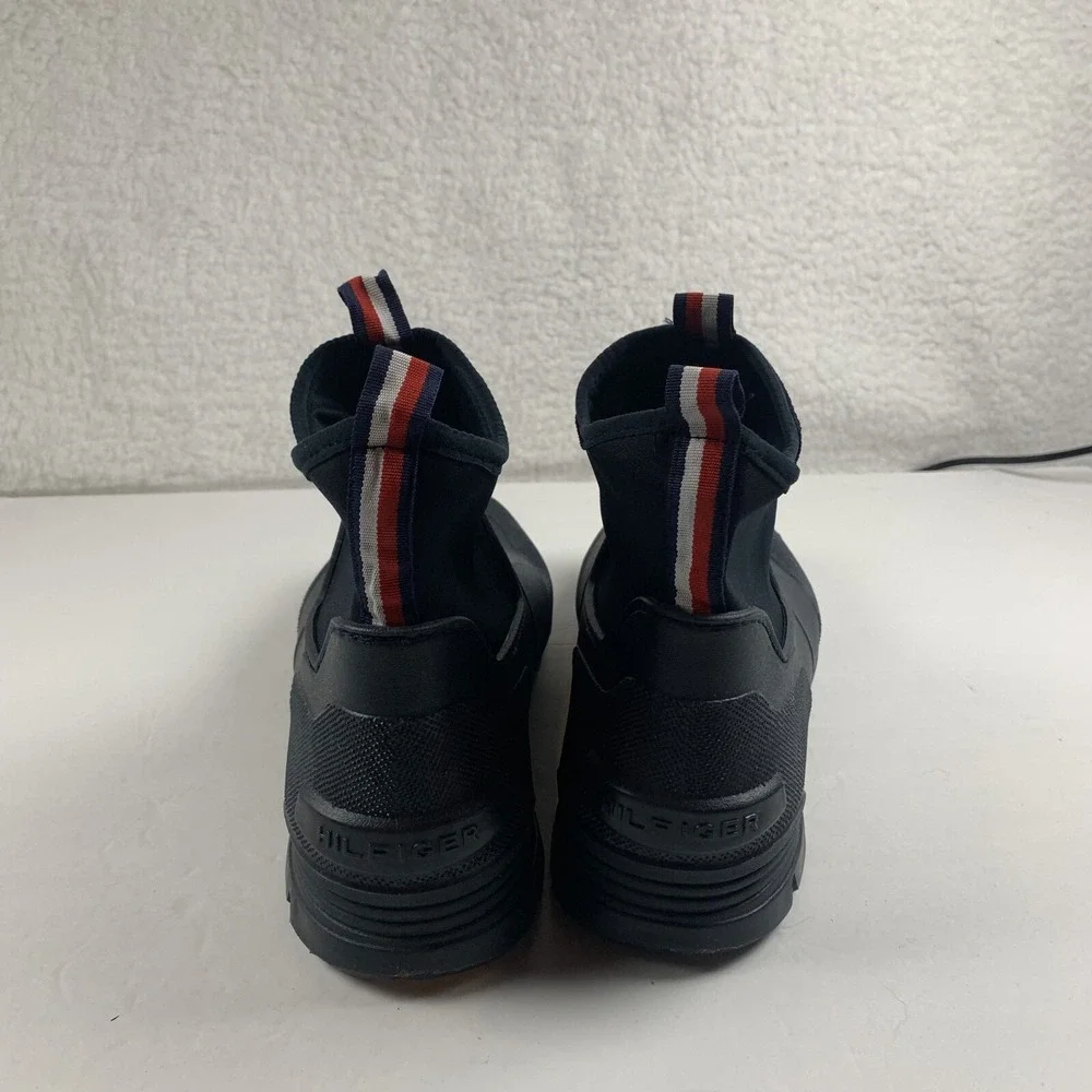 Tommy Hilfiger Candid Slip On Casual Ankle Rain Boots Women's‎ Size 8 Blue 8024